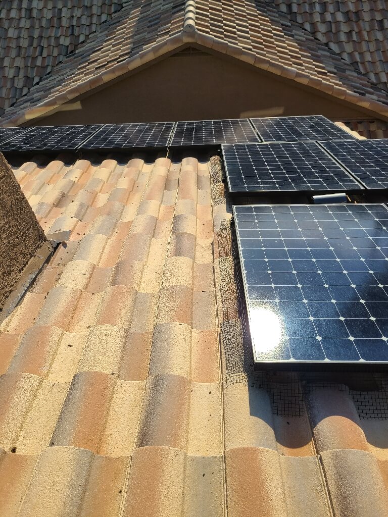 Commercial solar panel maintenance